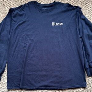 HEYBO l/s turkey call tshirt.  New soft preshrunk 100% cotton men’s t.